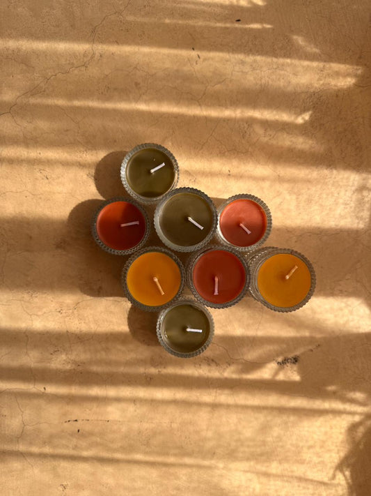 PAQUETE DE 4 VELAS DE BURO