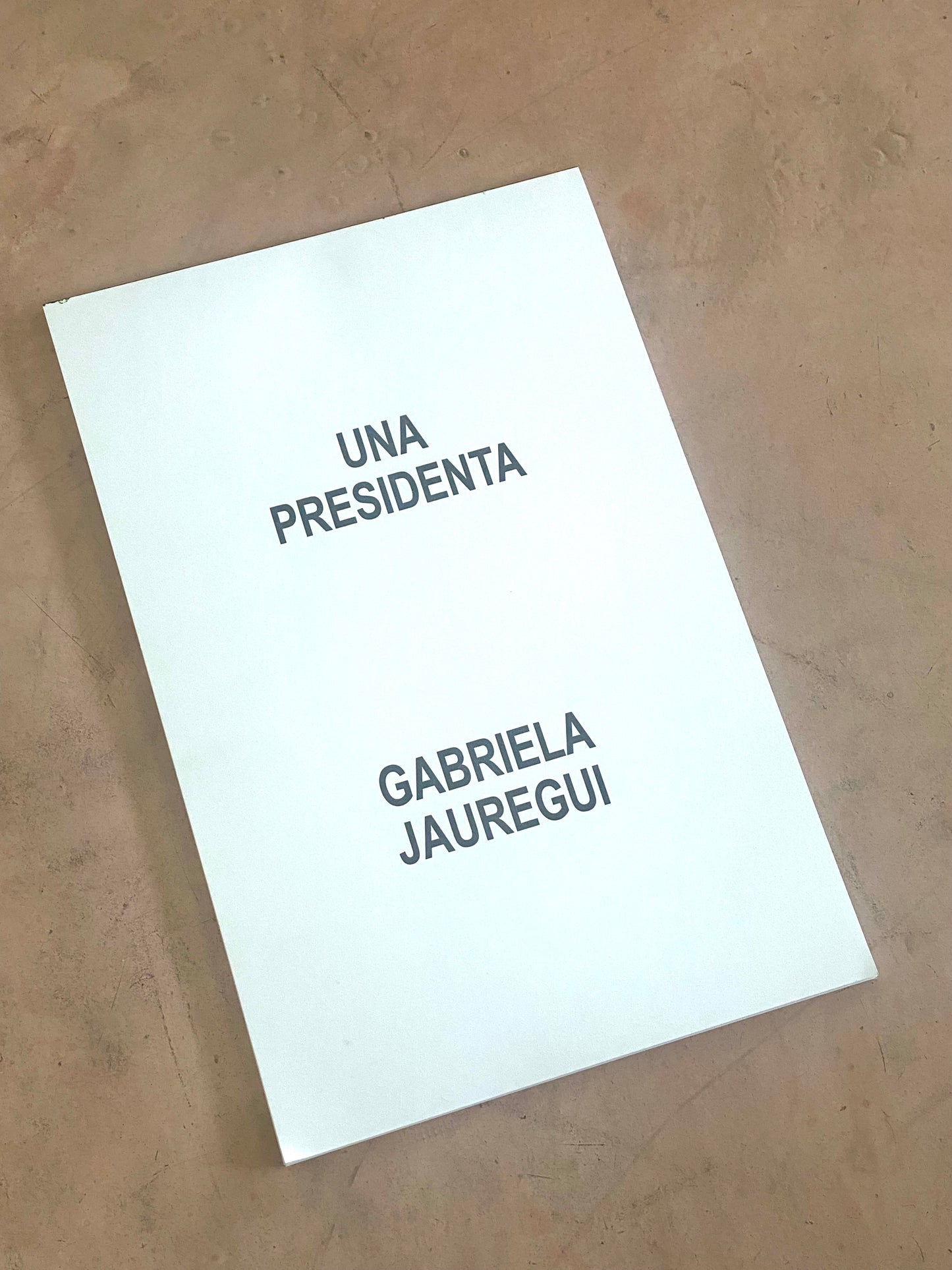 UNA PRESIDENTA BY GABRIELA JAUREGUI