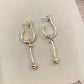 ERIN HOOPS SILVER