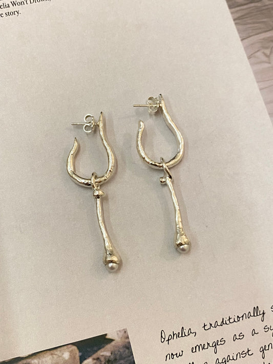 ERIN HOOPS SILVER