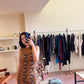 LEATHER WOVEN DRESS