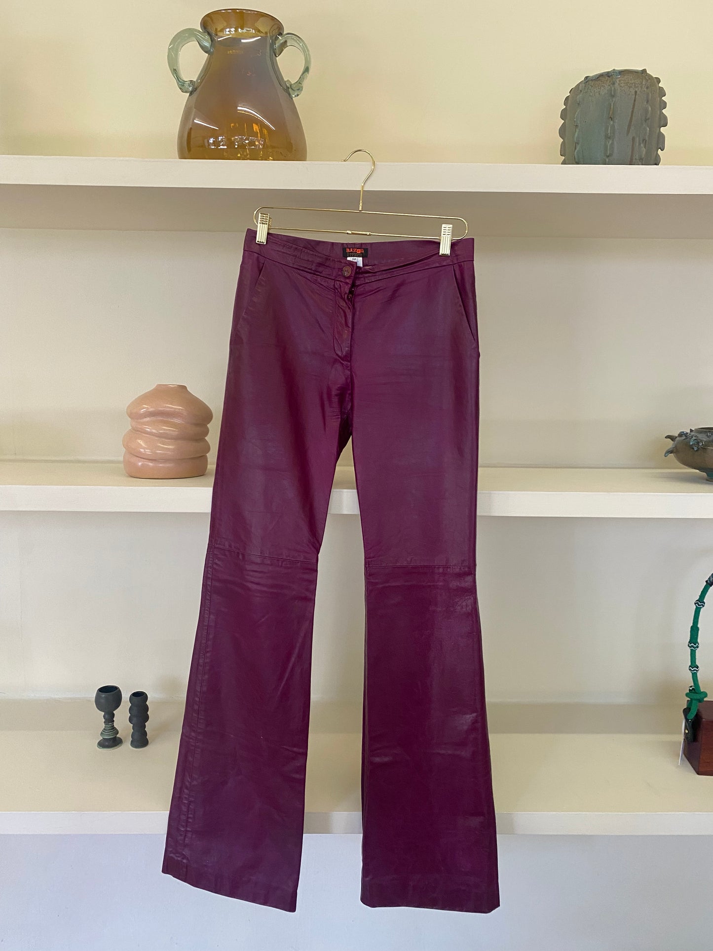 GIANFRANCO FERRE LEATHER PANTS