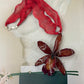 RED ORCHID NECKLACE