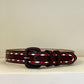 BURGUNDY PESPUNTE BELT