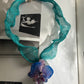 ORCHID NECKLACE BLUE (PIN)