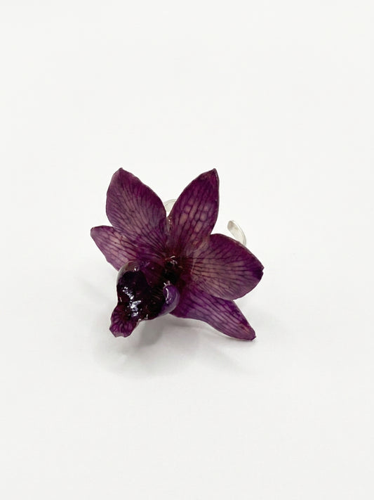 PURPLE ORCHID RING