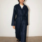EARL COAT BELTED NAVY