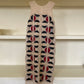 LEATHER WOVEN DRESS