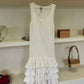 LUISA SPANGOLI WHITE MOHAIR DRESS