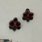 PURPLE ORCHID EARRINGS
