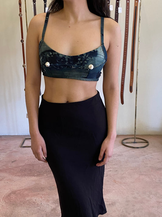 INDIGO TOP WITH SHELLS