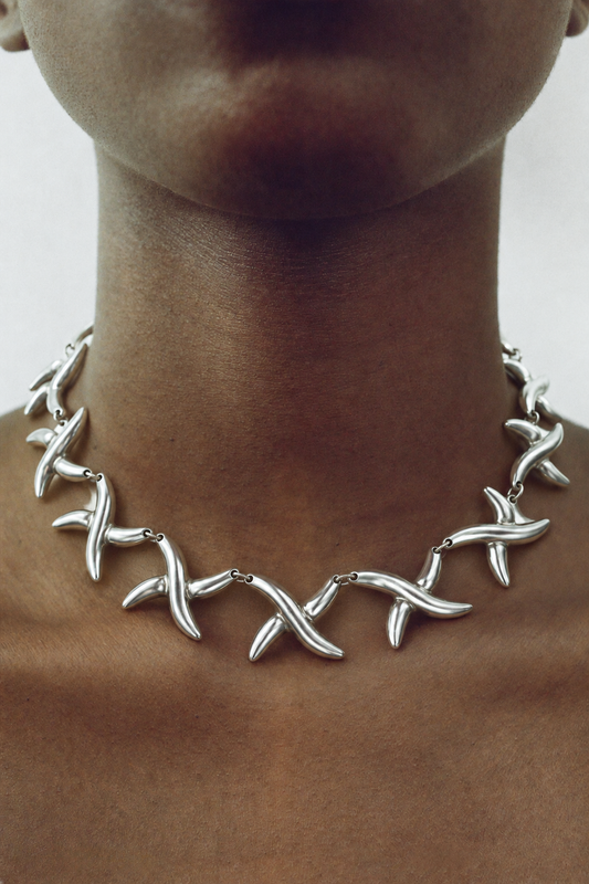 VINTAGE X LINK NECKLACE