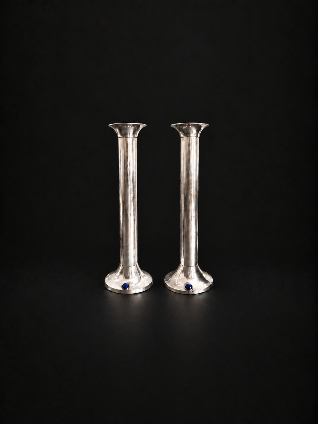 VINTAGE COLUMN CANDLEHOLDERS
