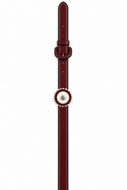BURGUNDY CHARRA STRAPS