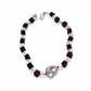 ONYX / CRYSTAL NECKLACE