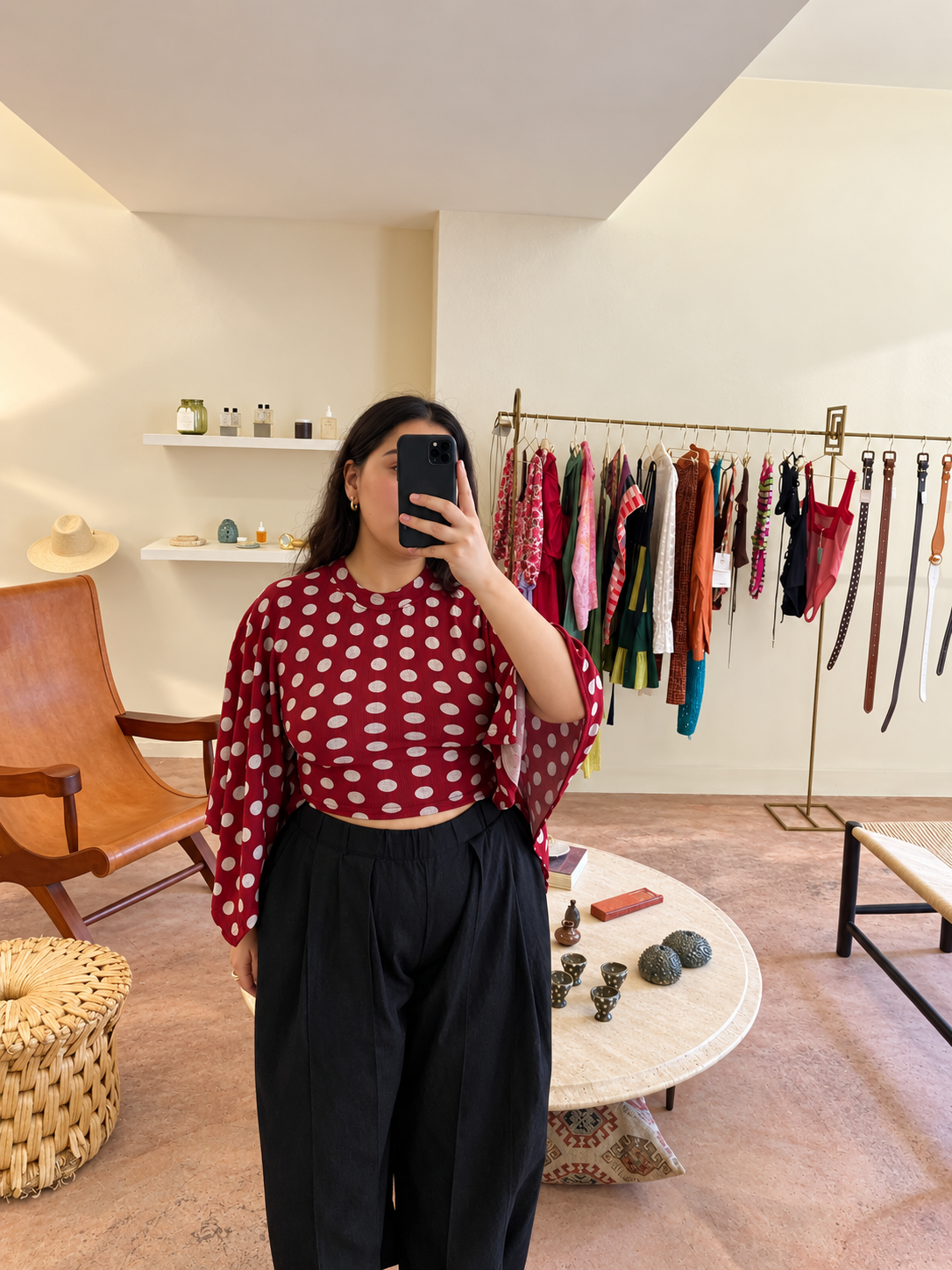 POLKA RED TOP