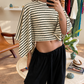 GREEN PONCHO TEE