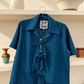 BLUE BOLO SHIRT