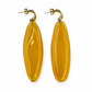 ARETES GOTA ALARGADA AMBAR