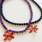 NATURAL STONE ORCHID NECKLACE