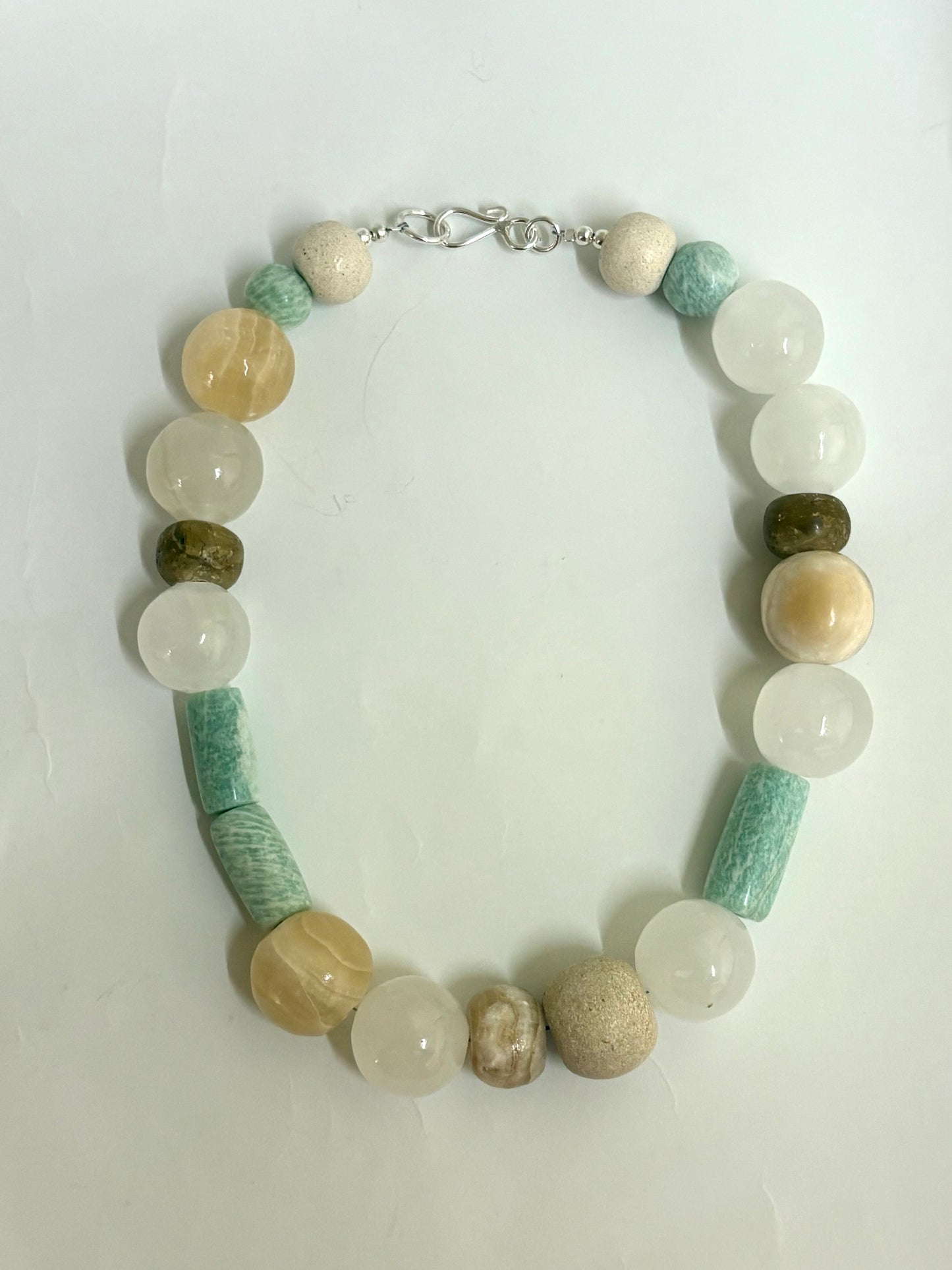 AMAZONITA CHUNKY NECKLACE