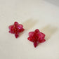 PINK ORCHID EARRINGS