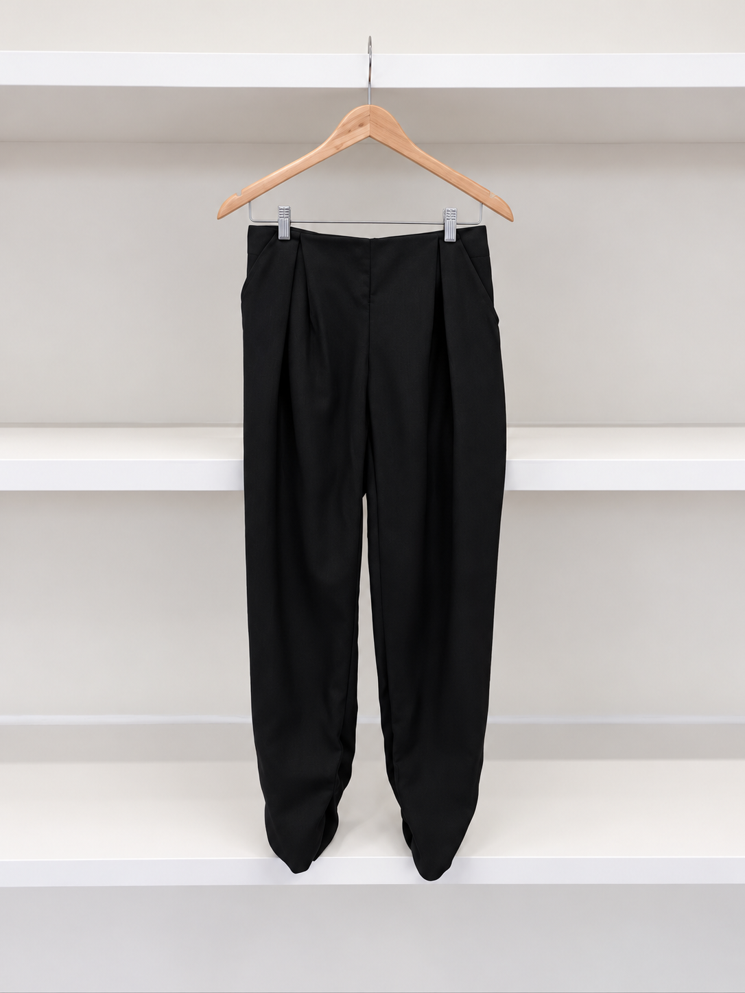 BLACK LINENSE PANTS