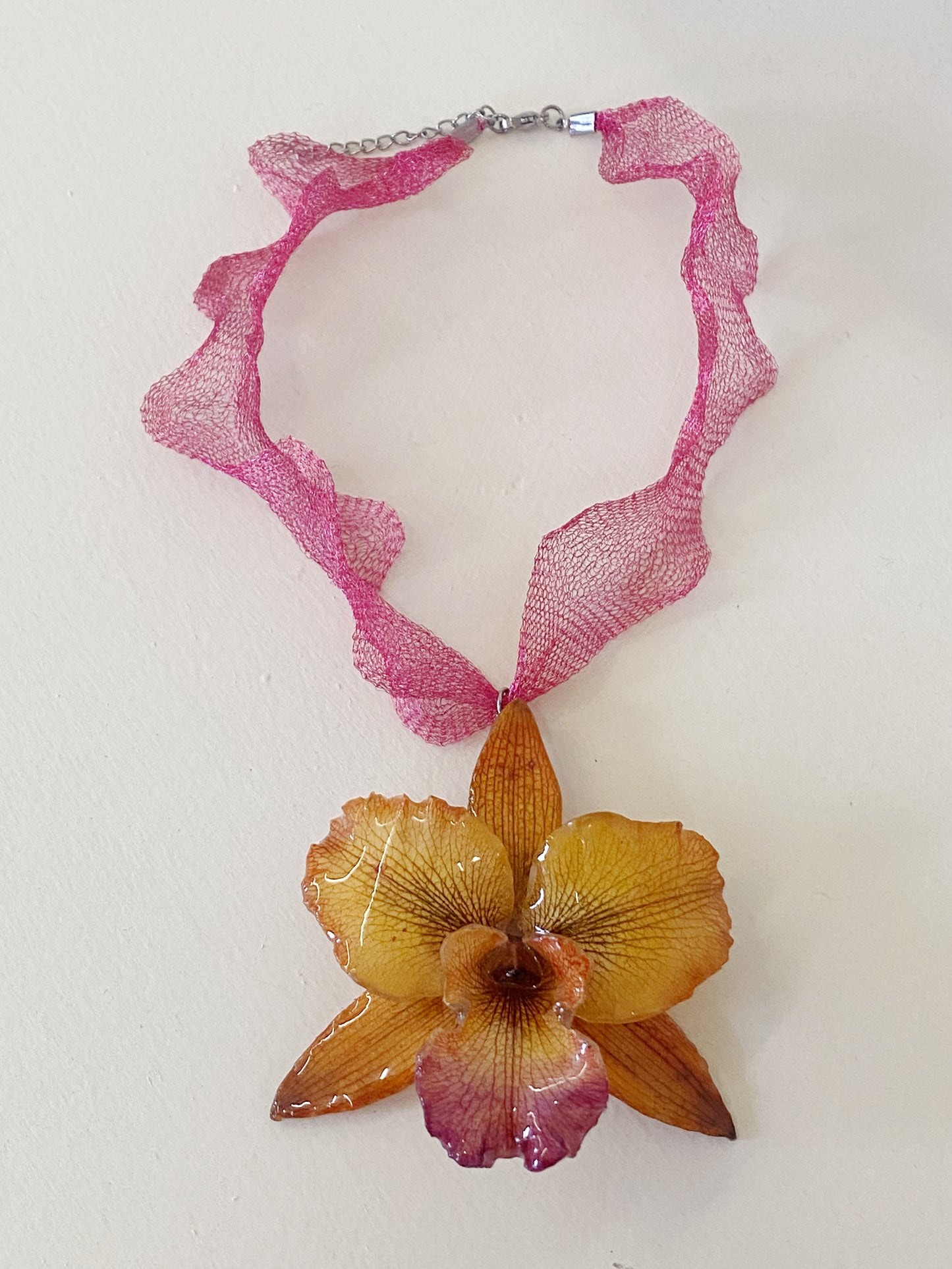 ORCHID NECKLACE - NARANJA