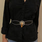 SOLID BLACK CORRELLON BELT