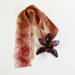 MAGENTA SPECIE ORCHID DYED SILK NECKLACE