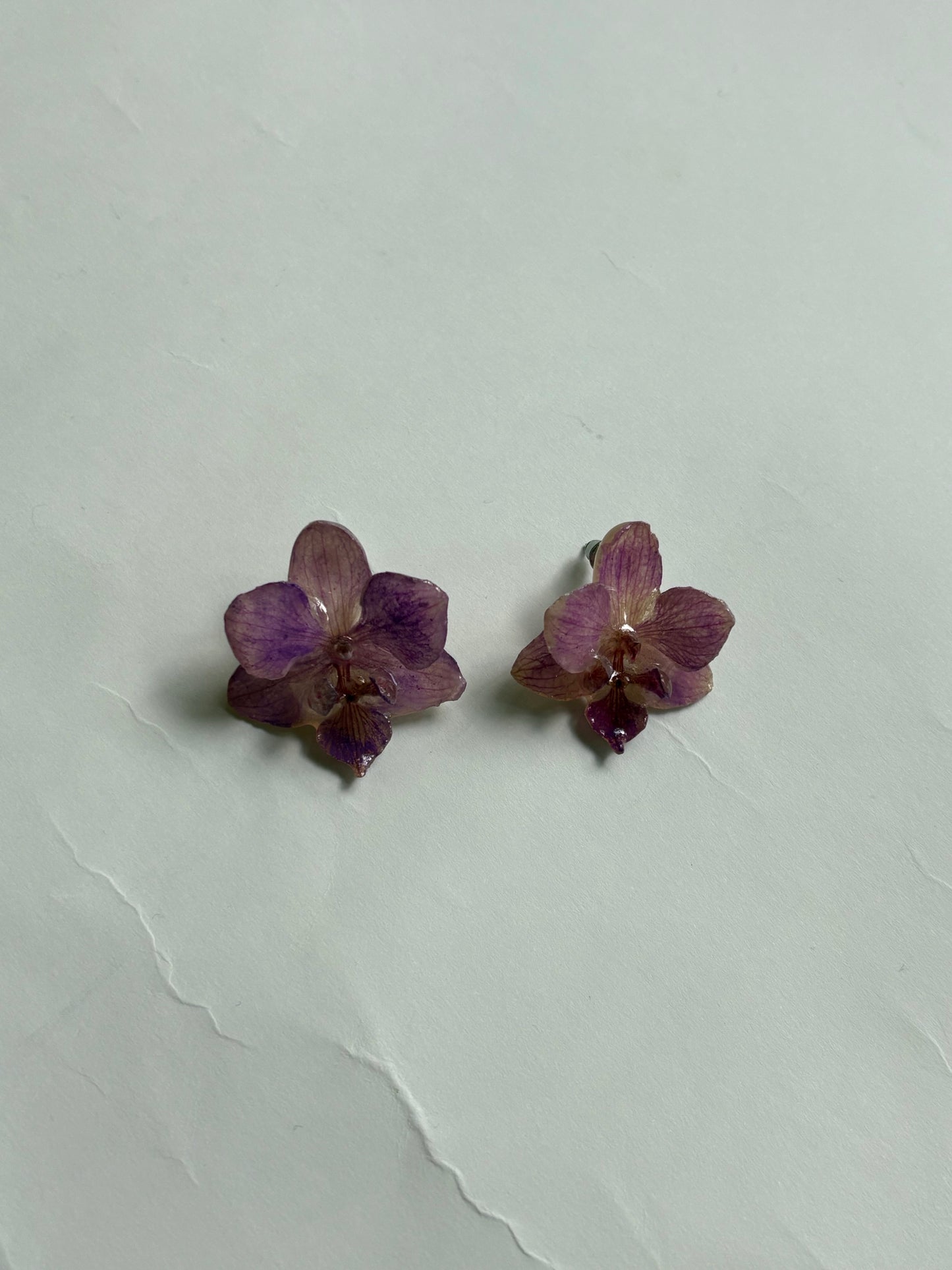 PINK ORCHID EARRINGS
