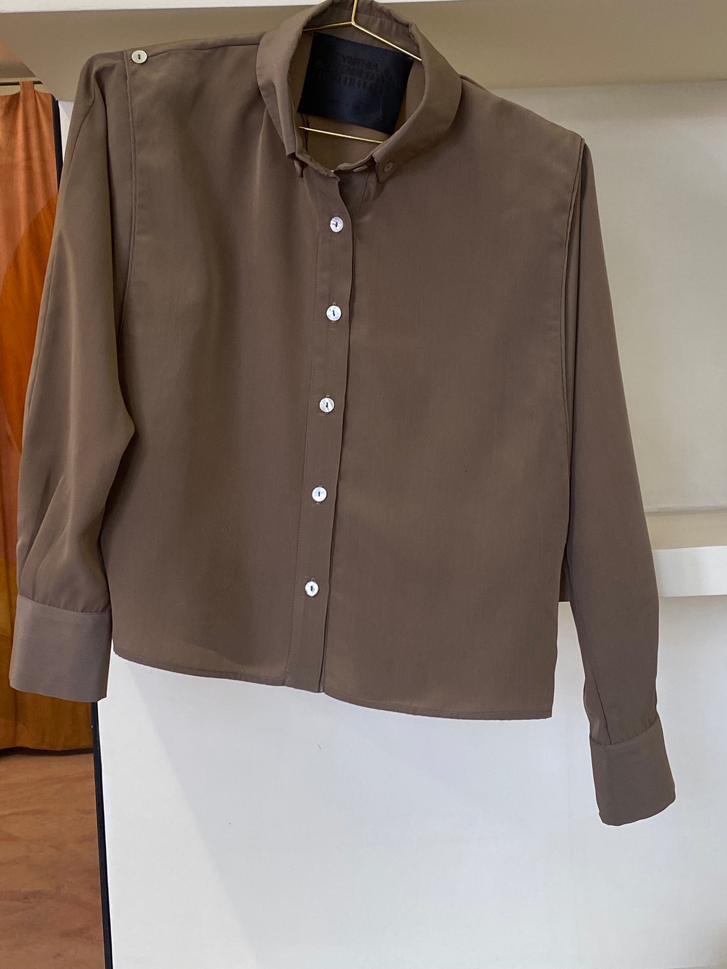 CAROL MIDI SHIRT TAUPE