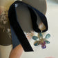 BLUE ORCHID VELVET RIBBON