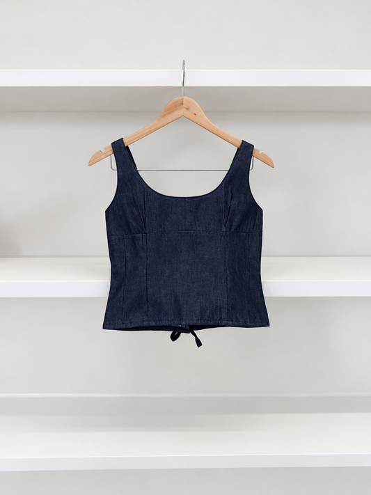 EVELIA DENIM CORSET