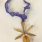 YELLOW ORCHID NECKLACE