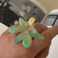 GREEN ORCHID RING
