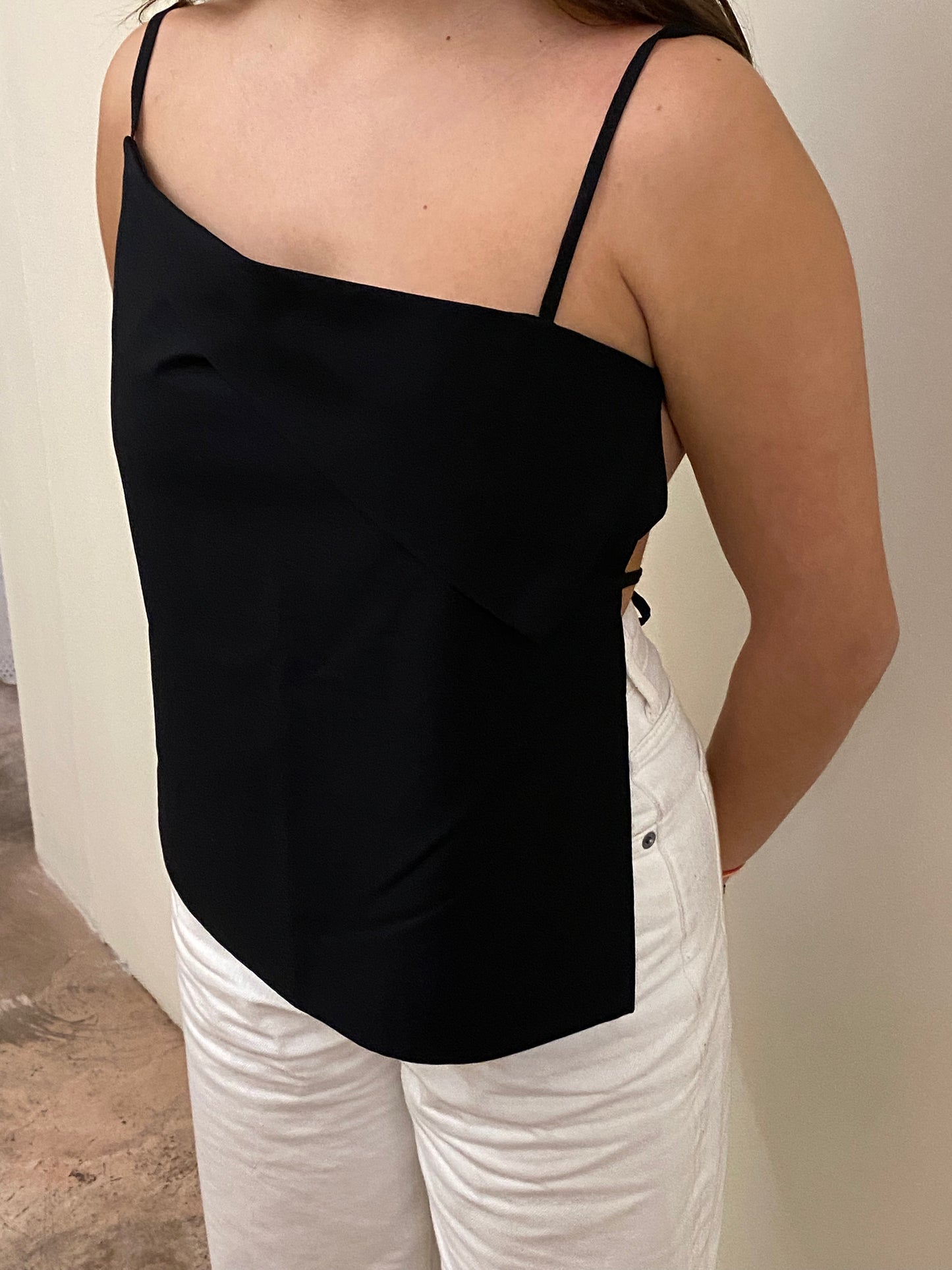BLACK PERA TOP COTTON