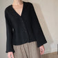 IVES TOP TEXTURED BLACK
