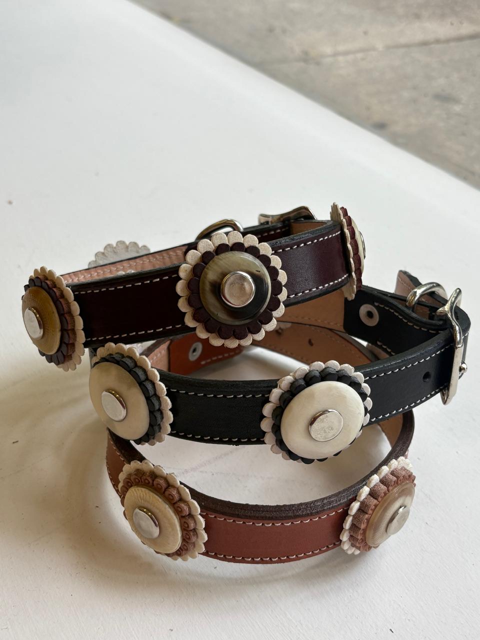 BURGUNDY DOG COLLARS