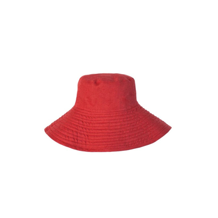 BABOOMBA RED GRAN BUCKET HAT