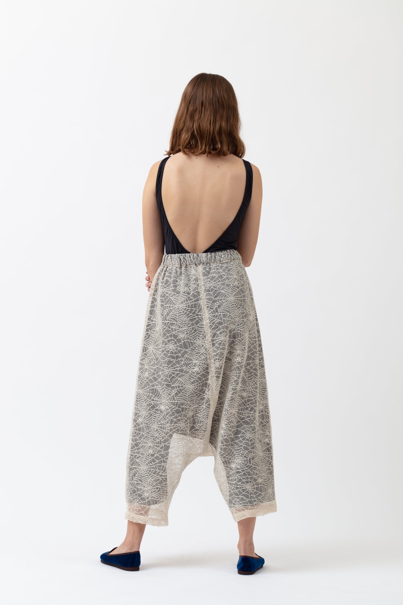 CULOTTE BOTTOMS IN SPIDER WEB LACE