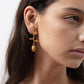 MINI SKULL EARRINGS ORO