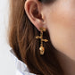 MINI SKULL EARRINGS ORO