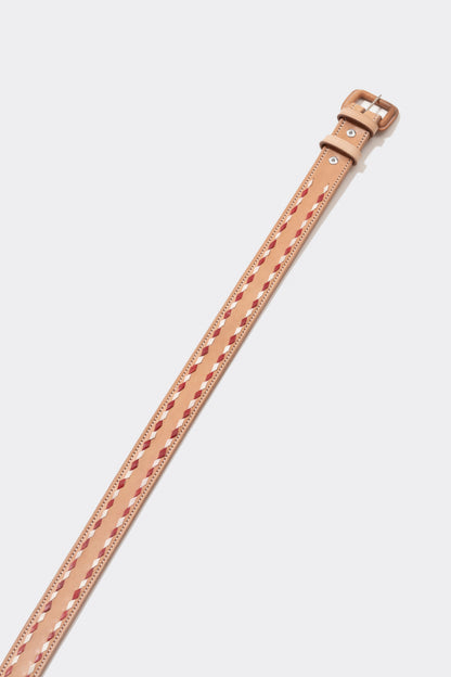 BEIGE PESPUNTE BELT