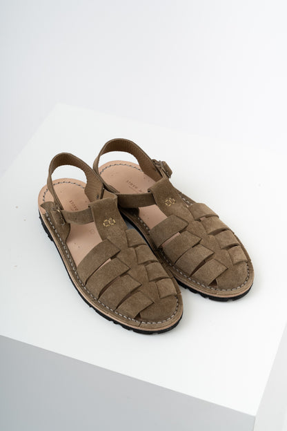 ARTISANAL SANDALS 10/09 KHAKI SUEDE