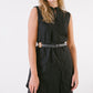 BLACK CHARRO BELT