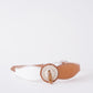 MIXED CORRELLON BELT WHITE AND BEIGE