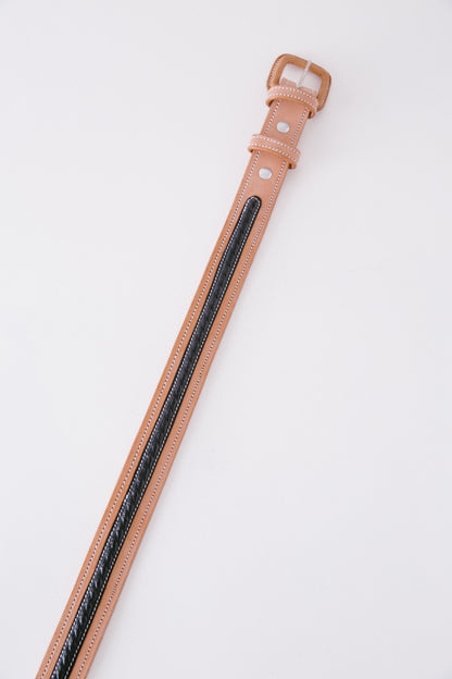 BEIGE ROPE BELT