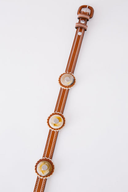 TAN CHARRO BELT