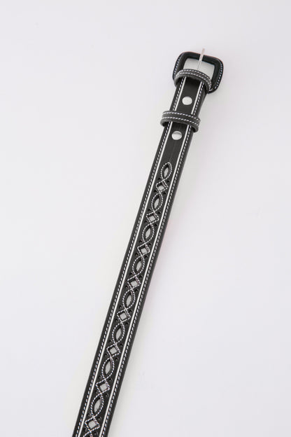 BLACK DIAMOND CUT-OUT BELT